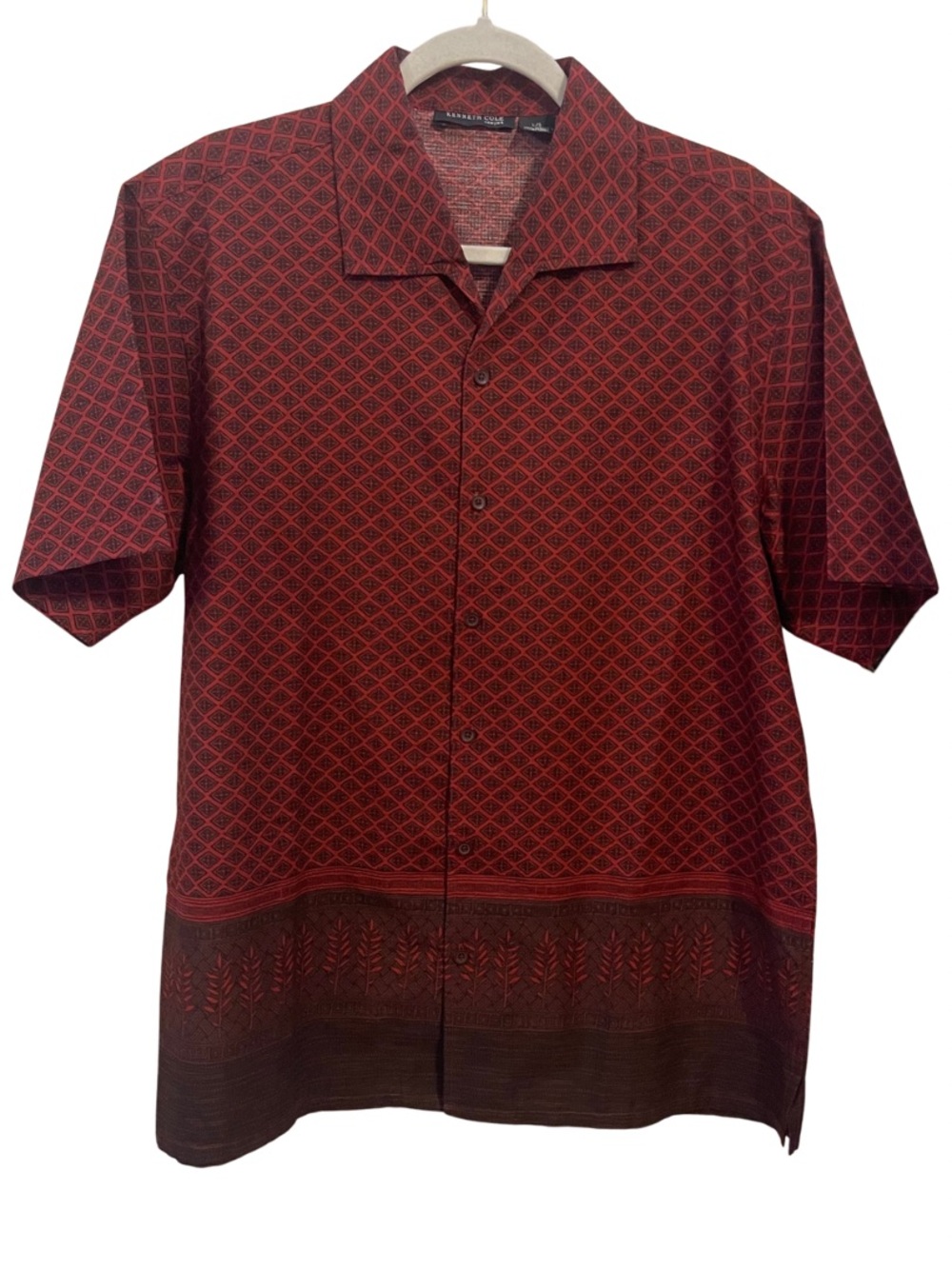 Kenneth Cole Casual Pure Cotton Button-Up Shirt